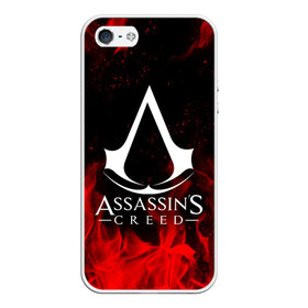 Чехол для iPhone 5/5S матовый с принтом ASSASSIN`S CREED в Санкт-Петербурге, Силикон | Область печати: задняя сторона чехла, без боковых панелей | slayer | асасин | ассасин крид | ассассин | тамплиеры