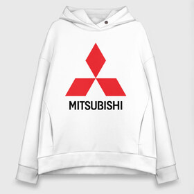 Женское худи Oversize хлопок с принтом MITSUBISHI в Санкт-Петербурге, френч-терри — 70% хлопок, 30% полиэстер. Мягкий теплый начес внутри —100% хлопок | боковые карманы, эластичные манжеты и нижняя кромка, капюшон на магнитной кнопке | Тематика изображения на принте: 3000gt | asx | carism | eclipse cross | evolution | l200 | lancer | mitsubishi | motorsport | outlander | pajero | sport | лансер | митсубиси | митсубиши | мицубиси | оутлендер | паджеро | спорт | эвалюшен | эво | эволюшин