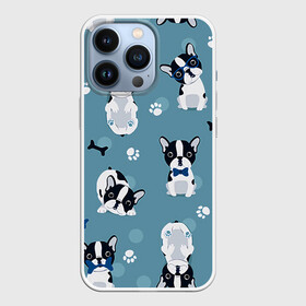 Чехол для iPhone 13 Pro с принтом Собачки в Санкт-Петербурге,  |  | dog | dogs | забавная | играется | косточка | лапки | люблю | мордочка | мордочкой | собак | собаки | собачки