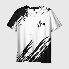 Мужская футболка 3D с принтом ASAP ROCKY в Санкт-Петербурге, 100% полиэфир | прямой крой, круглый вырез горловины, длина до линии бедер | asap | asap rocky | hip hop | rakim mayers | асап | музыка | раким майерс | хип хоп