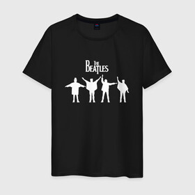 Мужская футболка хлопок с принтом Beatles | Битлз (Z) в Санкт-Петербурге, 100% хлопок | прямой крой, круглый вырез горловины, длина до линии бедер, слегка спущенное плечо. | beatles | john lennon | liverpool four | ring | rock | битлз | джон леннон | джордж харрисон | ливерпульская четверка | мерсибит | пол маккартни | психоделический рок | ринго старр | рок | рок н ролл | хард рок