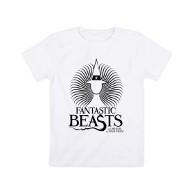 Детская футболка хлопок с принтом Enchantress в Санкт-Петербурге, 100% хлопок | круглый вырез горловины, полуприлегающий силуэт, длина до линии бедер | fantastic beasts | jacob kowalski | newt scamander | niffler | queenie | tina | vdgerir