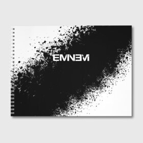 Альбом для рисования с принтом EMINEM в Санкт-Петербурге, 100% бумага
 | матовая бумага, плотность 200 мг. | america | eminem | rap | slim shady | usa | америка | зарубежный реп | реп | сша | эминем