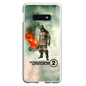 Чехол для Samsung S10E с принтом The Division 2 в Санкт-Петербурге, Силикон | Область печати: задняя сторона чехла, без боковых панелей | extremis malis | logo | new york | shd agent | the division 2 | the division logo | tom clancys the division