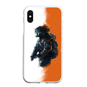 Чехол для iPhone XS Max матовый с принтом The Division 2 Defender в Санкт-Петербурге, Силикон | Область печати: задняя сторона чехла, без боковых панелей | Тематика изображения на принте: extremis malis | logo | new york | shd agent | the division 2 | the division logo | tom clancys the division