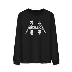 Мужской свитшот хлопок с принтом Metallica в Санкт-Петербурге, 100% хлопок |  | 