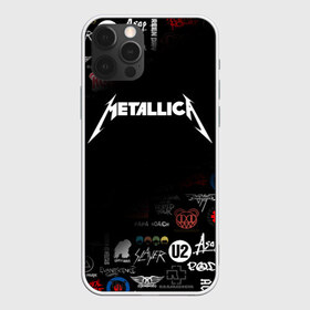 Чехол для iPhone 12 Pro Max с принтом Metallica в Санкт-Петербурге, Силикон |  | Тематика изображения на принте: james alan hetfield | джеймс хетфилд | кирк хэмметт | ларс ульрих | металлика | музыка | роберт трухильо | трэш метал | хеви метал