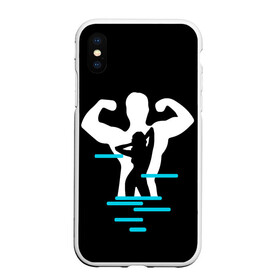 Чехол для iPhone XS Max матовый с принтом титан в Санкт-Петербурге, Силикон | Область печати: задняя сторона чехла, без боковых панелей | crossfit | sport | бодибилдинг | зал | мужчина | мускулы | мышцы | сила | спорт | фитнес