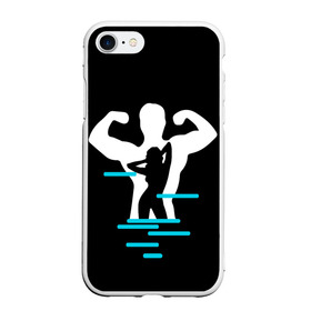 Чехол для iPhone 7/8 матовый с принтом титан в Санкт-Петербурге, Силикон | Область печати: задняя сторона чехла, без боковых панелей | crossfit | sport | бодибилдинг | зал | мужчина | мускулы | мышцы | сила | спорт | фитнес
