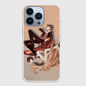 Чехол для iPhone 13 Pro с принтом Дазай и Чуя в Санкт-Петербурге,  |  | Тематика изображения на принте: bungou stray dogs | аниме | великие из бродячих псов | дазай | чуя