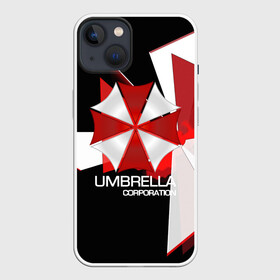 Чехол для iPhone 13 с принтом UMBRELLA CORP. в Санкт-Петербурге,  |  | biohazard | biohazard 7 | crocodile | fang | game | hand | monster | new umbrella | resident evil | resident evil 7 | umbrella | umbrella corp | umbrella corporation | zombie | обител