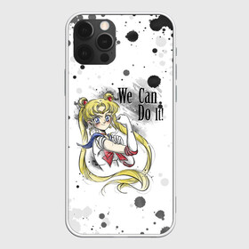 Чехол для iPhone 12 Pro с принтом Sailor Moon. We can do it! в Санкт-Петербурге, силикон | область печати: задняя сторона чехла, без боковых панелей | ami | girl | mizuno | moon | sailor | tsukino | usagi | ами | банни | волшебница | девушка | малышка | махо сёдзё | мидзуно | минако | мун | рэй | сейлор | усаги | хино | цукино | чибиуса