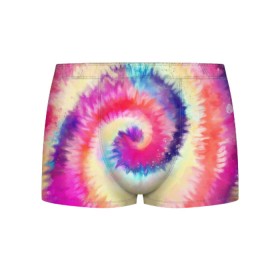 Мужские трусы 3D с принтом Tie Dye vortex в Санкт-Петербурге, 50% хлопок, 50% полиэстер | классическая посадка, на поясе мягкая тканевая резинка | Тематика изображения на принте: art | hype | maelstrom | swirl | tie dye | trend | vortex | акварель | акрил | арт | буйство | вихрь | дизайн | завихрение | краски | красок | тай дай | торнадо | тренд | трендовая | хайповая