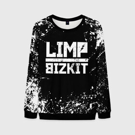 Мужской свитшот 3D с принтом Limp Bizkit в Санкт-Петербурге, 100% полиэстер с мягким внутренним слоем | круглый вырез горловины, мягкая резинка на манжетах и поясе, свободная посадка по фигуре | Тематика изображения на принте: bizkit | limp | limp bizkit | music | rock | бизкиты | лимп бизкит | лимпы | липкие письки | музыка | рок