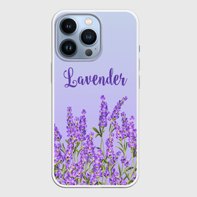 Чехол для iPhone 13 Pro с принтом Lavander в Санкт-Петербурге,  |  | Тематика изображения на принте: 8 марта | lavanda | лаванда | праздник | цветы