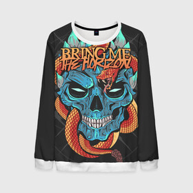 Мужской свитшот 3D с принтом Bring Me the Horizon в Санкт-Петербурге, 100% полиэстер с мягким внутренним слоем | круглый вырез горловины, мягкая резинка на манжетах и поясе, свободная посадка по фигуре | bmth | metal | music | official | rca records label | rock | sempiternal | video | британская | группа | дэткор | поп | рок