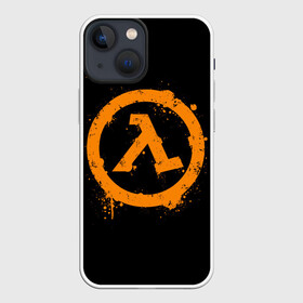 Чехол для iPhone 13 mini с принтом HALF LIFE | ХАЛФ ЛАЙФ (Z) в Санкт-Петербурге,  |  | aperture laboratories | black mesa | gordon freeman | half life | half life 3 | valve | блэк меса | вэлв | гордон фриман | халф лайф