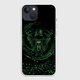 Чехол для iPhone 13 с принтом ЧУЖОЙ | ALIEN (Z) в Санкт-Петербурге,  |  | aliens | black | cinema | moon | predator | кино | луна | ночь | фильмы | хищник | чёрный | чужой