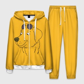 Мужской костюм 3D с принтом Mr. Peanutbutter в Санкт-Петербурге, 100% полиэстер | Манжеты и пояс оформлены тканевой резинкой, двухслойный капюшон со шнурком для регулировки, карманы спереди | bojack horseman | mr. peanutbutter | конь боджек | мистер арахисовое масло | мистер подхвост