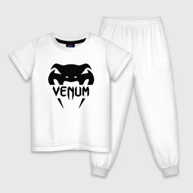 Детская пижама хлопок с принтом Venum в Санкт-Петербурге, 100% хлопок |  брюки и футболка прямого кроя, без карманов, на брюках мягкая резинка на поясе и по низу штанин
 | Тематика изображения на принте: 