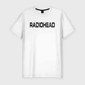 Мужская футболка хлопок Slim с принтом Radiohead в Санкт-Петербурге, 92% хлопок, 8% лайкра | приталенный силуэт, круглый вырез ворота, длина до линии бедра, короткий рукав | radiohead | thomas edward yorke | альтернативный рок | арт рок | джонни гринвуд | инди рок | колин гринвуд | том йорк | фил селуэй | эд о’брайен | экспериментальный рок | электронная музыка