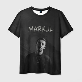 Мужская футболка 3D с принтом MARKUL в Санкт-Петербурге, 100% полиэфир | прямой крой, круглый вырез горловины, длина до линии бедер | Тематика изображения на принте: depression | gang | great | green | markul | park | маркул