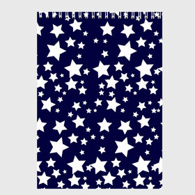 Скетчбук с принтом ЗВЕЗДОЧКИ в Санкт-Петербурге, 100% бумага
 | 48 листов, плотность листов — 100 г/м2, плотность картонной обложки — 250 г/м2. Листы скреплены сверху удобной пружинной спиралью | doodling | night | pattern | space | stars | textures | tiles | дудлинг | коллаж
звезды | космос | небо | ночь | паттерны | синева | тайлы | текстуры | фон