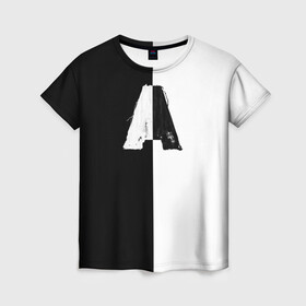 Женская футболка 3D с принтом Armin van buuren balance в Санкт-Петербурге, 100% полиэфир ( синтетическое хлопкоподобное полотно) | прямой крой, круглый вырез горловины, длина до линии бедер | balance armada a state of trance | надпись | символы | сообщение | текст | фраза