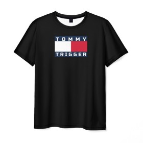 Мужская футболка 3D с принтом Tommy Hilfiger, tommy trigger в Санкт-Петербурге, 100% полиэфир | прямой крой, круглый вырез горловины, длина до линии бедер | tommy hilfiger   tommy trigger | одежда hilfiger