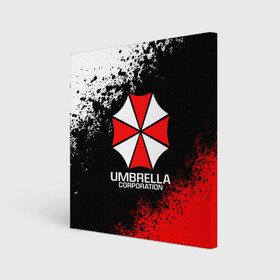 Холст квадратный с принтом RESIDENT EVIL UMBRELLA | РЕЗИДЕНТ ЕВИЛ (Z) в Санкт-Петербурге, 100% ПВХ |  | ada wong | biohazard | leon | nemesis | project resistance | raccoon city | re | re3 | resident evil | resident evil 3 | rpd | stars | umbrella | ада вонг | амбрелла | немезис | ужасы