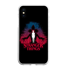 Чехол для iPhone XS Max матовый с принтом STRANGER THINGS в Санкт-Петербурге, Силикон | Область печати: задняя сторона чехла, без боковых панелей | 11 | stranger things | одди | одиннадцатая | очень странные дела | сериалы