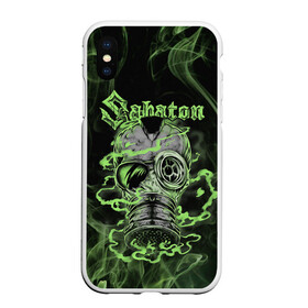 Чехол для iPhone XS Max матовый с принтом Toxic Sabaton в Санкт-Петербурге, Силикон | Область печати: задняя сторона чехла, без боковых панелей | battle metal | sabaton | военный рок | йоаким броден | крис рёланд | пар сундстрём | рок | рок группа | хэви метал | шведская группа | шведский рок