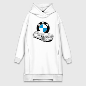 Платье-худи хлопок с принтом BMW в Санкт-Петербурге,  |  | bmw | car | germany | power | prestige | автомобиль | бмв | германия | мощь | престиж