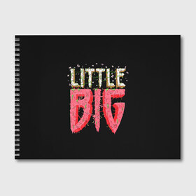 Альбом для рисования с принтом Little Big в Санкт-Петербурге, 100% бумага
 | матовая бумага, плотность 200 мг. | 20 | 2020 | big | eurovision | little | music | биг | бузова | евровидение | ильич | литл | музыка