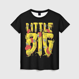 Женская футболка 3D с принтом Little Big в Санкт-Петербурге, 100% полиэфир ( синтетическое хлопкоподобное полотно) | прямой крой, круглый вырез горловины, длина до линии бедер | 20 | 2020 | big | eurovision | little | music | биг | бузова | евровидение | ильич | литл | музыка