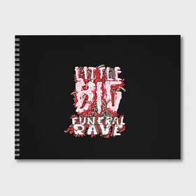 Альбом для рисования с принтом Little Big в Санкт-Петербурге, 100% бумага
 | матовая бумага, плотность 200 мг. | 20 | 2020 | big | eurovision | funeral | hooligans | little | music | rave | rus | russian | биг | бузова | евровидение | ильич | литл | музыка | россия | шрифт