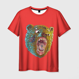 Мужская футболка 3D с принтом Little Big в Санкт-Петербурге, 100% полиэфир | прямой крой, круглый вырез горловины, длина до линии бедер | 20 | 2020 | bear | big | eurovision | little | music | rus | russia | биг | бузова | евровидение | ильич | крыса | литл | медведь | музыка | россия