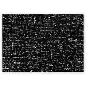 Поздравительная открытка с принтом Математические формулы в Санкт-Петербурге, 100% бумага | плотность бумаги 280 г/м2, матовая, на обратной стороне линовка и место для марки
 | Тематика изображения на принте: formula | math | school | алгебра | математика | матеша | предметы | теорема | универ | физика | формула | школа