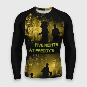 Мужской рашгард 3D с принтом Five Nights at Freddys в Санкт-Петербурге,  |  | five | freddys | horror | nights | point and click | survival | игра | ночей | пять | фредди