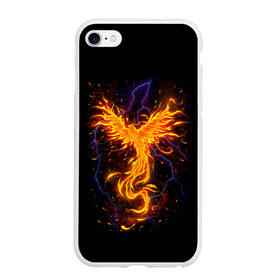 Чехол для iPhone 6/6S матовый с принтом Phoenix в Санкт-Петербурге, Силикон |  | beast | bird | creature | fire | flame | myth | mythical | phoenix | space | зверь | космос | миф | мифические | мифическое | огонь | пламя | птица | существо | феникс