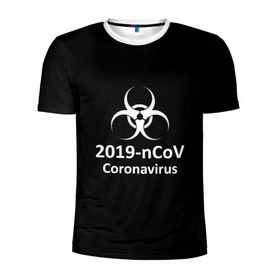 Мужская футболка 3D спортивная с принтом Коронавирус в Санкт-Петербурге, 100% полиэстер с улучшенными характеристиками | приталенный силуэт, круглая горловина, широкие плечи, сужается к линии бедра | coronavirus | covid 19 | арт | болезни | вирус | грипп | коронавирус | надписи | эпидемия
