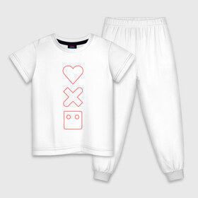 Детская пижама хлопок с принтом LOVE DEATH ROBOTS в Санкт-Петербурге, 100% хлопок |  брюки и футболка прямого кроя, без карманов, на брюках мягкая резинка на поясе и по низу штанин
 | Тематика изображения на принте: 