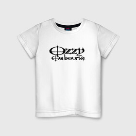 Детская футболка хлопок с принтом Ozzy Osbourne в Санкт-Петербурге, 100% хлопок | круглый вырез горловины, полуприлегающий силуэт, длина до линии бедер | black sabbath | michael osbourne | ozzy osbourne | джон майкл осборн | дум метал | оззи | осборн | хард рок | хеви метал