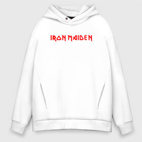 Мужское худи Oversize хлопок с принтом IRON MAIDEN в Санкт-Петербурге, френч-терри — 70% хлопок, 30% полиэстер. Мягкий теплый начес внутри —100% хлопок | боковые карманы, эластичные манжеты и нижняя кромка, капюшон на магнитной кнопке | iron maiden | адриан смит | брюс дикинсон | дэйв мюрреи | железная дева | нико макбрэйн | стив харрис | яник герс