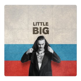 Магнитный плакат 3Х3 с принтом Little Big в Санкт-Петербурге, Полимерный материал с магнитным слоем | 9 деталей размером 9*9 см | Тематика изображения на принте: little big | евровидение