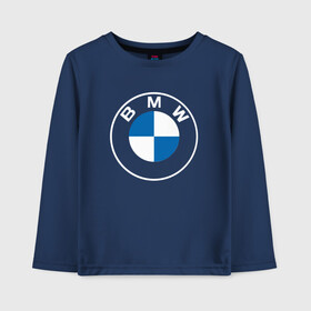 Детский лонгслив хлопок с принтом BMW LOGO 2020 в Санкт-Петербурге, 100% хлопок | круглый вырез горловины, полуприлегающий силуэт, длина до линии бедер | bmw | bmw motorsport | bmw performance | carbon | m | motorsport | performance | sport | бмв | карбон | моторспорт | спорт