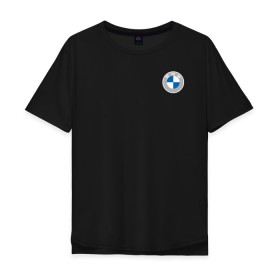 Мужская футболка хлопок Oversize с принтом BMW LOGO 2020 в Санкт-Петербурге, 100% хлопок | свободный крой, круглый ворот, “спинка” длиннее передней части | Тематика изображения на принте: bmw | bmw performance | m | motorsport | performance | бмв | бэха | моторспорт