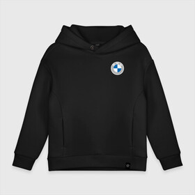 Детское худи Oversize хлопок с принтом BMW LOGO 2020 | БМВ ЛОГО 2020 в Санкт-Петербурге, френч-терри — 70% хлопок, 30% полиэстер. Мягкий теплый начес внутри —100% хлопок | боковые карманы, эластичные манжеты и нижняя кромка, капюшон на магнитной кнопке | bmw | bmw performance | m | motorsport | performance | бмв | бэха | моторспорт