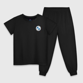 Детская пижама хлопок с принтом BMW LOGO 2020 в Санкт-Петербурге, 100% хлопок |  брюки и футболка прямого кроя, без карманов, на брюках мягкая резинка на поясе и по низу штанин
 | bmw | bmw performance | m | motorsport | performance | бмв | бэха | моторспорт
