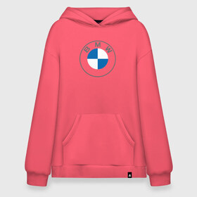 Худи SuperOversize хлопок с принтом BMW LOGO 2020 в Санкт-Петербурге, 70% хлопок, 30% полиэстер, мягкий начес внутри | карман-кенгуру, эластичная резинка на манжетах и по нижней кромке, двухслойный капюшон
 | bmw | bmw motorsport | bmw performance | carbon | m | motorsport | performance | sport | бмв | карбон | моторспорт | спорт